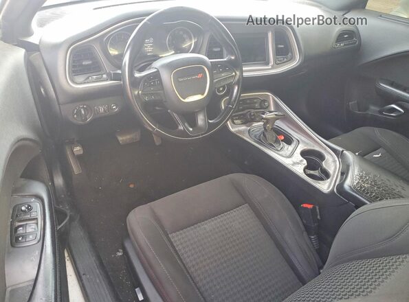 2C3CDZAG0KH718944 2019 DODGE CHALLENGER White წინა პანელის ხედი