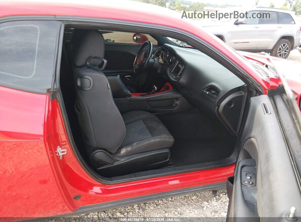 2C3CDZAG0LH139485 2020 DODGE CHALLENGER Red წინა სალონის ხედი