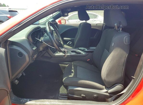 2C3CDZAG0NH215094 2022 DODGE CHALLENGER Red Vista interior delantera