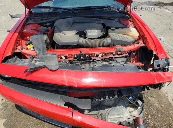 2C3CDZAG0NH215094 2022 DODGE CHALLENGER Red Vista interior trasera