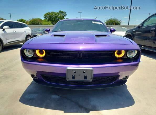 2C3CDZAG0PH652774 2023 DODGE CHALLENGER Purple Front view