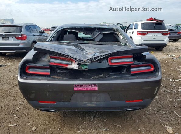 2C3CDZAG1GH108364 2016 DODGE CHALLENGER Gray Rear view