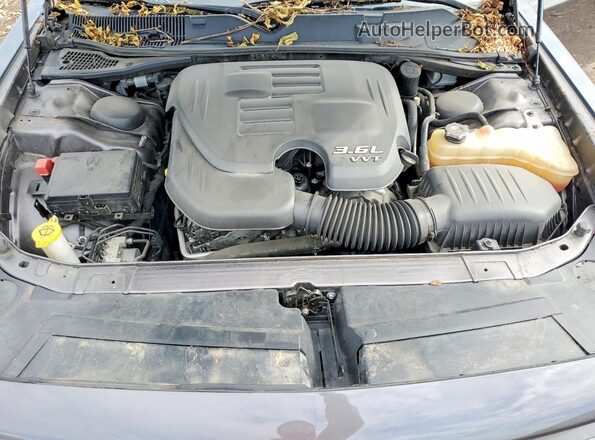 2C3CDZAG1GH108364 2016 DODGE CHALLENGER Gray Rear interior view