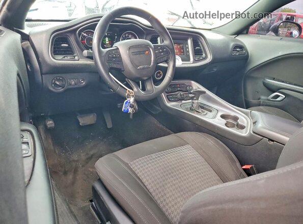 2C3CDZAG1GH108364 2016 DODGE CHALLENGER Gray Dashboard view