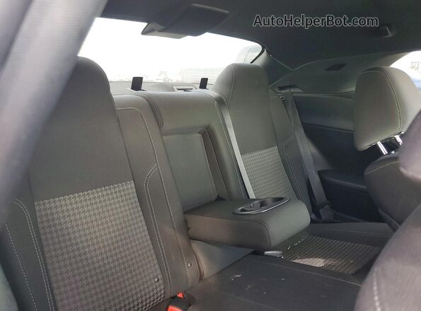 2C3CDZAG1GH209727 2016 DODGE CHALLENGER Black Vista de los asientos traseros