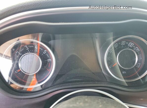 2C3CDZAG1GH209727 2016 DODGE CHALLENGER Black Vista del cuadro de instrumentos