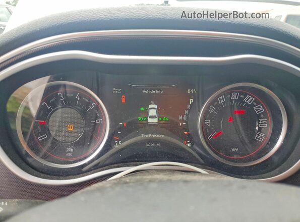 2C3CDZAG1GH330208 2016 DODGE CHALLENGER White Widok zestawu wskaźników