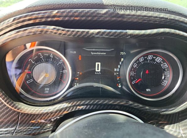 2C3CDZAG1GH336624 2016 DODGE CHALLENGER Gray ხელსაწყოთა პანელის ხედი