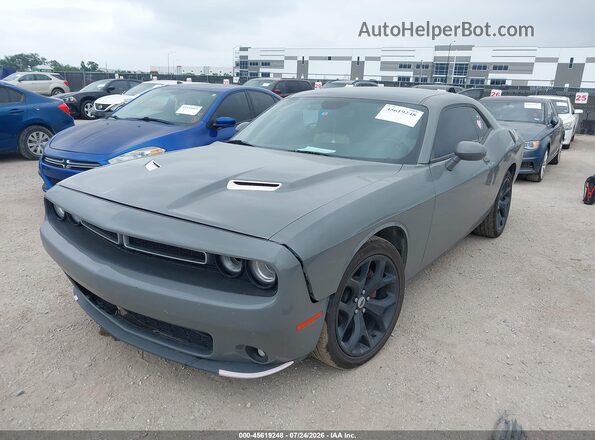 2C3CDZAG1JH182794 2018 DODGE CHALLENGER Gray Передня ліва чверть