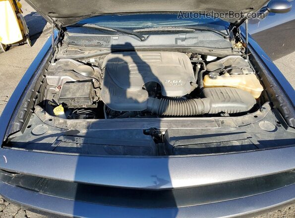 2C3CDZAG1JH246364 2018 DODGE CHALLENGER Gray უკანა სალონის ხედი