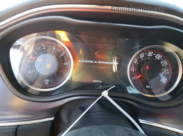 2C3CDZAG1JH246364 2018 DODGE CHALLENGER Gray ხელსაწყოთა პანელის ხედი