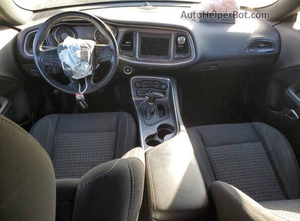 2C3CDZAG1JH305106 2018 DODGE CHALLENGER Yellow Dashboard view