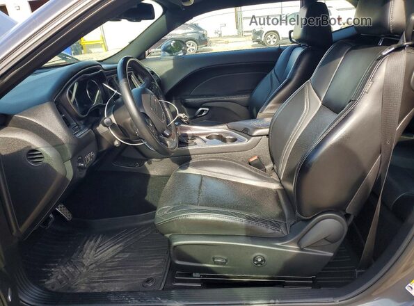 2C3CDZAG1KH621459 2019 DODGE CHALLENGER Gray წინა სალონის ხედი