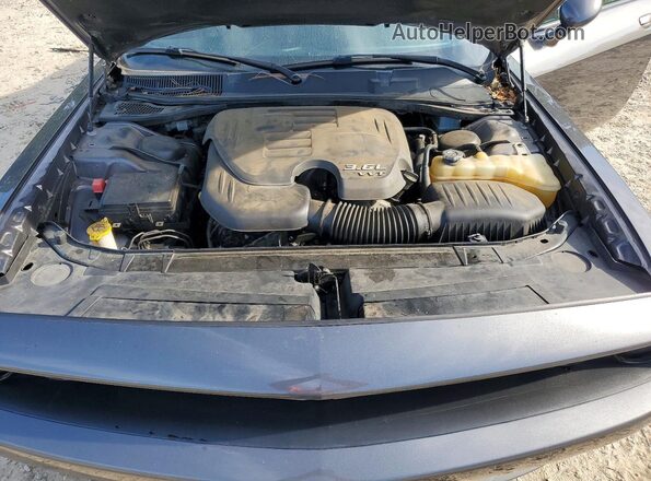 2C3CDZAG1KH621459 2019 DODGE CHALLENGER Gray უკანა სალონის ხედი