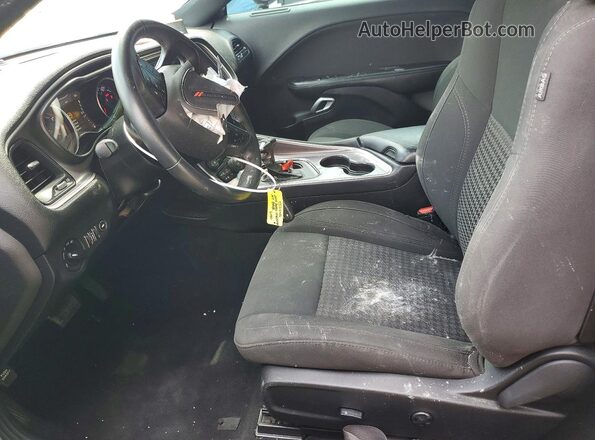2C3CDZAG1KH632395 2019 DODGE CHALLENGER Black Widok wnętrza z przodu