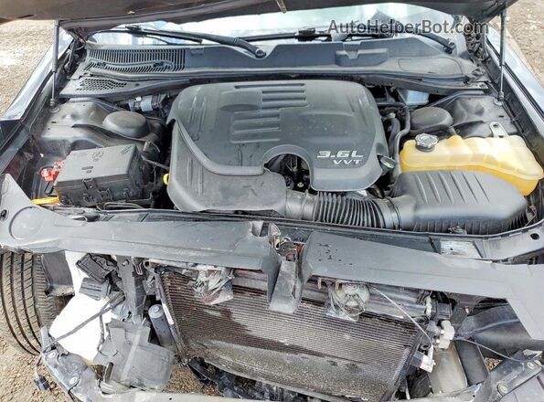 2C3CDZAG1KH632395 2019 DODGE CHALLENGER Black Widok wnętrza z tyłu