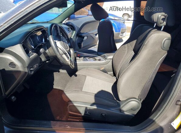 2C3CDZAG1KH750849 2019 DODGE CHALLENGER Gray წინა სალონის ხედი