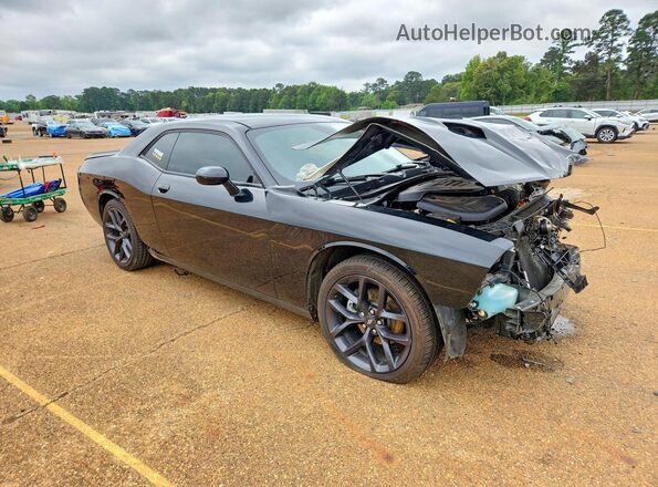 2C3CDZAG1MH676318 2021 DODGE CHALLENGER Black Передня права чверть