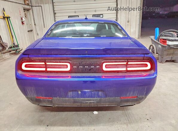 2C3CDZAG1NH179125 2022 DODGE CHALLENGER Blue Widok z tyłu