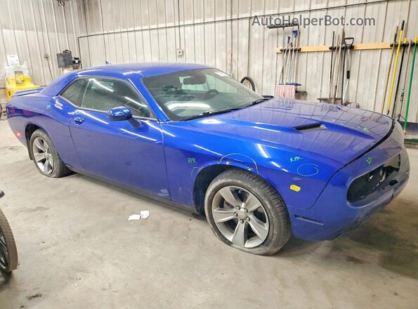 2C3CDZAG1NH179125 2022 DODGE CHALLENGER Blue Przód prawy