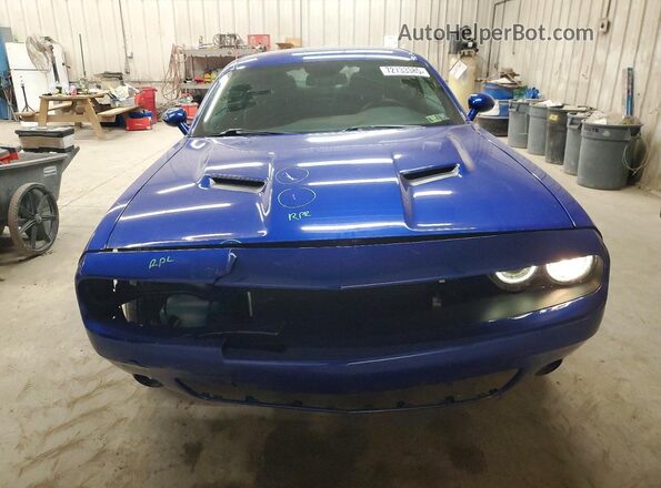 2C3CDZAG1NH179125 2022 DODGE CHALLENGER Blue Widok z przodu
