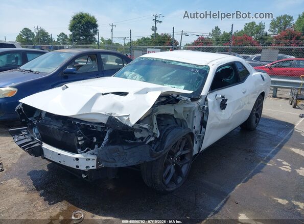 2C3CDZAG1NH233491 2022 DODGE CHALLENGER White Передня ліва чверть