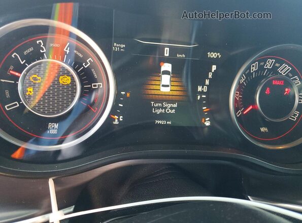 2C3CDZAG2GH153071 2016 DODGE CHALLENGER Черный Вид щитка приборов