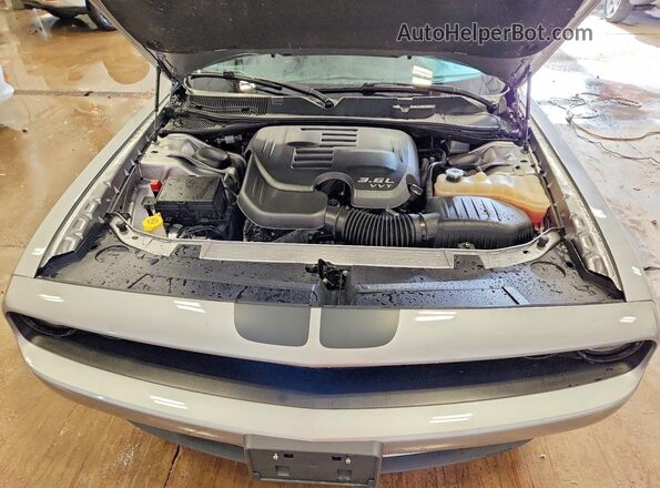 2C3CDZAG2HH601195 2017 DODGE CHALLENGER Gray Rear interior view