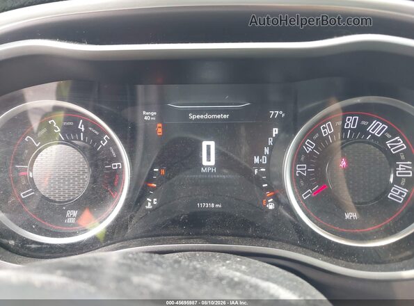 2C3CDZAG2KH619977 2019 DODGE CHALLENGER Black Widok tylnych siedzeń