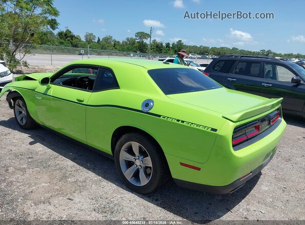 2C3CDZAG2KH629750 2019 DODGE CHALLENGER Green Задня ліва чверть