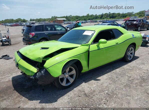 2C3CDZAG2KH629750 2019 DODGE CHALLENGER Green Передня ліва чверть