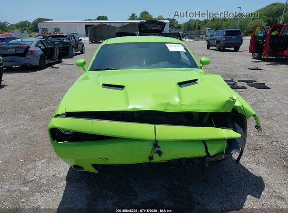 2C3CDZAG2KH629750 2019 DODGE CHALLENGER Green Вид щитка приладів