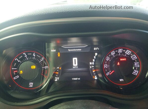 2C3CDZAG2KH735373 2019 DODGE CHALLENGER Black Vista del cuadro de instrumentos