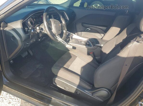 2C3CDZAG2KH735373 2019 DODGE CHALLENGER Black Vista interior delantera