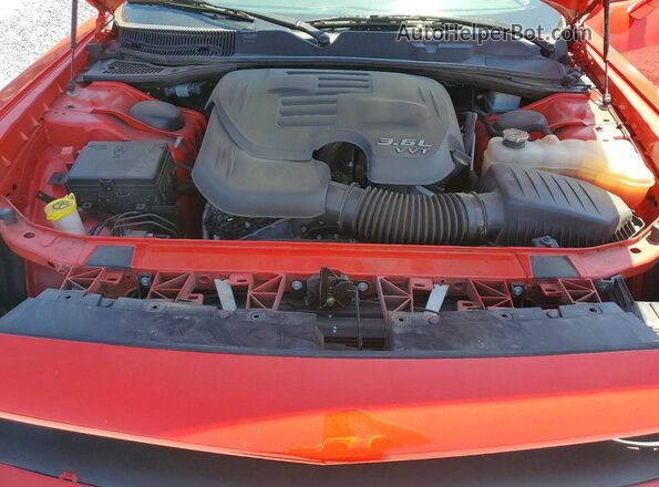 2C3CDZAG2NH261154 2022 DODGE CHALLENGER Red Սալոնի հետևի տեսք