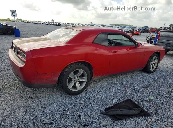 2C3CDZAG3GH176777 2016 DODGE CHALLENGER Red Tył prawy