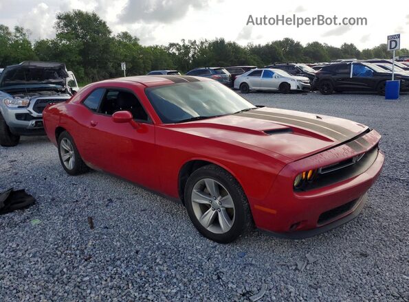 2C3CDZAG3GH176777 2016 DODGE CHALLENGER Red Przód prawy