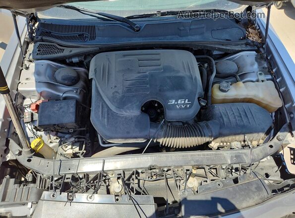 2C3CDZAG3HH501977 2017 DODGE CHALLENGER Silver Rear interior view