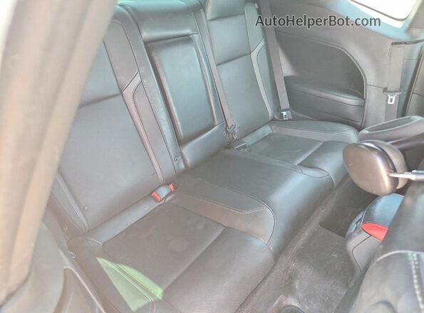 2C3CDZAG3HH501977 2017 DODGE CHALLENGER Silver Rear seats view