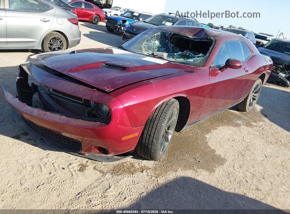 2C3CDZAG3HH598131 2017 DODGE CHALLENGER Maroon Передня ліва чверть