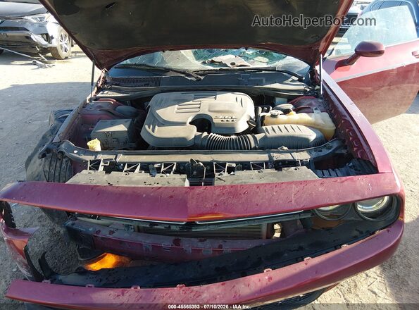 2C3CDZAG3HH598131 2017 DODGE CHALLENGER Maroon Вид ззаду