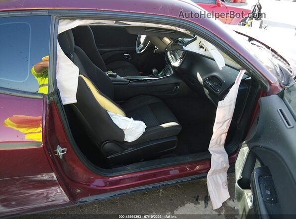 2C3CDZAG3HH598131 2017 DODGE CHALLENGER Maroon Вид салону спереду