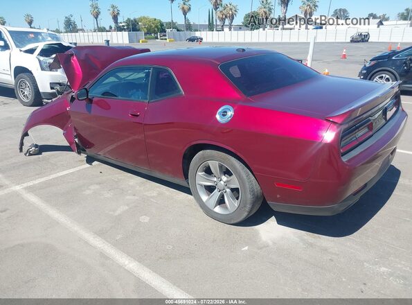 2C3CDZAG3JH241831 2018 DODGE CHALLENGER Red უკანა მარცხენა