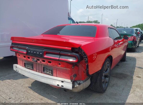 2C3CDZAG3JH315944 2018 DODGE CHALLENGER Red Tył prawy
