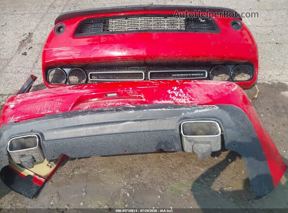 2C3CDZAG3JH315944 2018 DODGE CHALLENGER Red Widok zestawu wskaźników