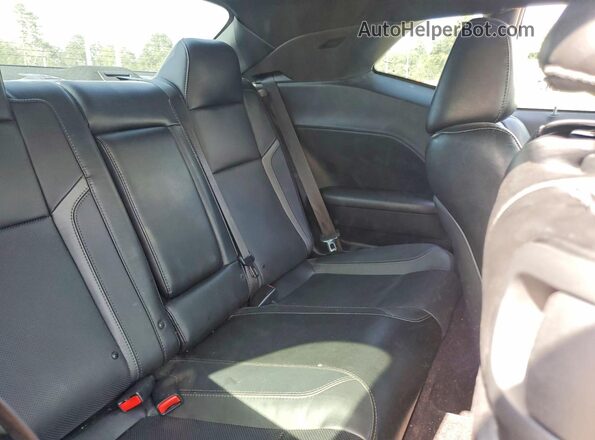 2C3CDZAG3JH322215 2018 DODGE CHALLENGER Charcoal Rear seats view