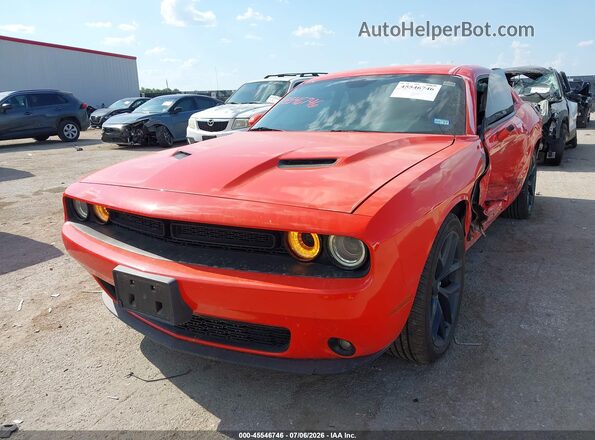 2C3CDZAG3KH530175 2019 DODGE CHALLENGER Orange Передня ліва чверть