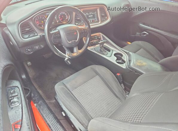 2C3CDZAG3KH531469 2019 DODGE CHALLENGER Orange Առջևի վահանակի տեսք