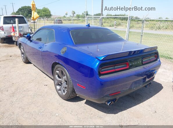 2C3CDZAG3KH680500 2019 DODGE CHALLENGER Синий Задняя левая четверть