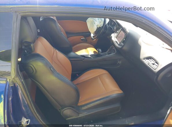 2C3CDZAG3KH680500 2019 DODGE CHALLENGER Синий Вид салона спереди